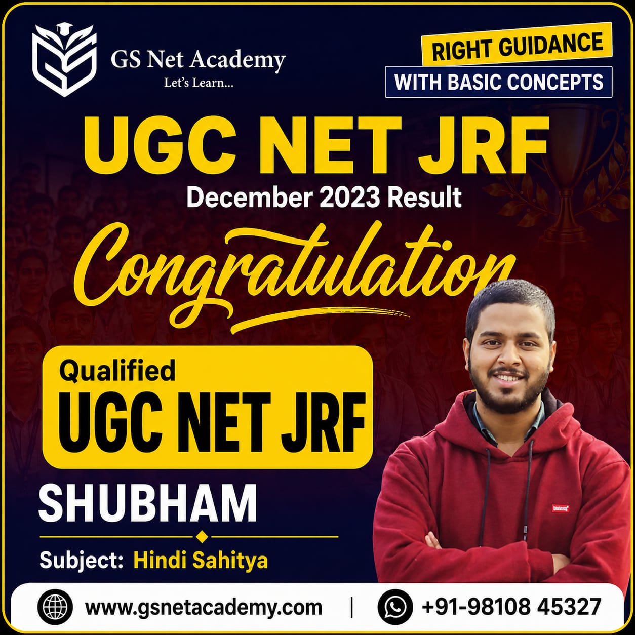 GS Net Academy result